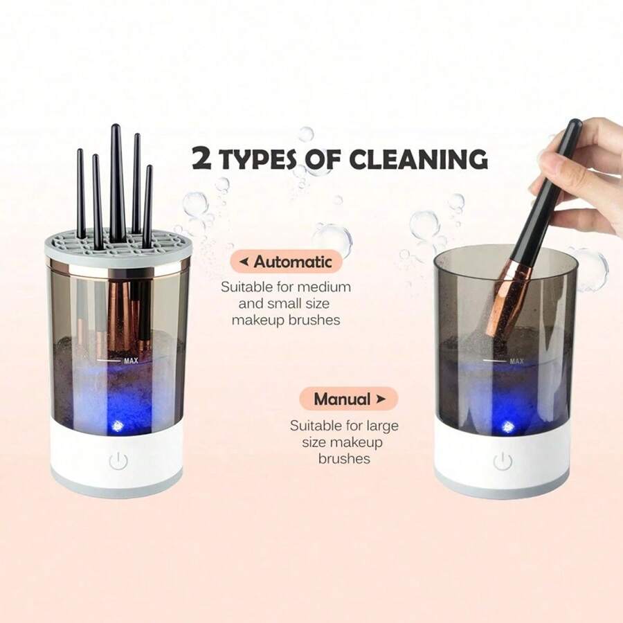 3 in 1 Electric Makeup Brush Cleaner With USB Charging